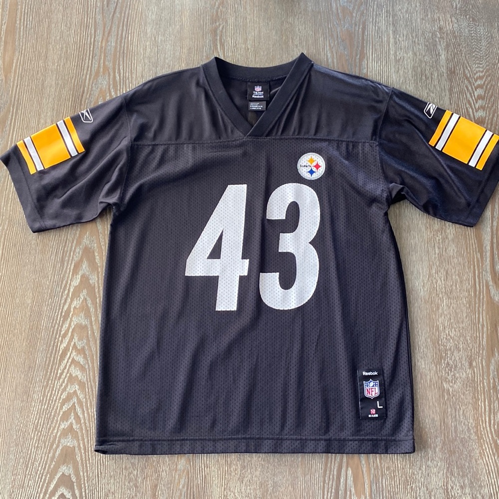 Youth Reebok football jersey- size L